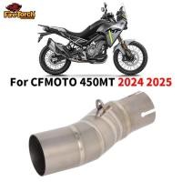 ราคา Slip On For CFMOTO 450 MT 450MT 2024 2025 Motorcycle Exhaust Titanium alloy Muffler Escape Moto Mod (45105686826)