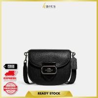 ราคา Coach MORGAN SADDLE BAG GUNMETAL/BLACK MULTI (CG470 ) (25582261025)