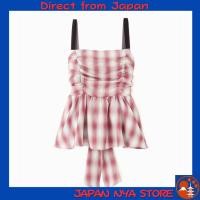 ราคา JILL by JILL STUART เสื้อกล้ามเชอร์ริงลายตาราง Ombre (125-5210014) สีแดง ไซซ์ Free 【ส่งตรงจากญี่ปุ่น】 (28994216052)