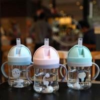 ราคา แก้วหัดดื่มหลอดเด้งลายสัตว์ ขนาดความจุ 250ml. และ 350ml. (5378498967)