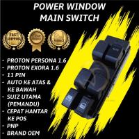 ราคา POWER WINDOW MAIN SWITCH AUTO UP & AUTO DOWN PROTON EXORA 1.6 ( 2009 ) PERSONA 1.6 ( 2007 - 2015 ) (47505442817)