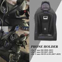ราคา Motorcycle Phone GPS Navigation Bracket Wireless USB Charging Port Holder Mount FOR YAMAHA TMAX T M (45704162273)