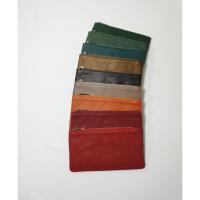 ราคา กระเป๋าสตางค์หนังวัวนิ่ม รุ่น Flat Zip Pouch (3939342170)