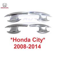 ราคา เบ้ามือจับประตู HONDA CITY SEDAN 2008 - 2014 ถาดรองมือเปิดประตู ฮอนด้า ซิตี้ เบ้ากันรอย ชุบโครเมี่ยม เบ้ารองมือเปิด (29372549061)