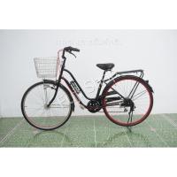 ราคา จักรยานแม่บ้านญี่ปุ่น - ล้อ 27 นิ้ว - เกียร์ 6 สปีด - ไฟหน้าอัตโนมัติ - สีดำ [จักรยานมือสอง] (27406698262)