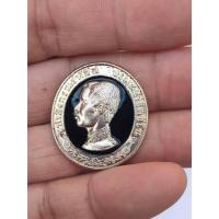 ราคา เหรียญรัชกาลที่5 ทรงยินดี สมทบทุนสร้างโรงพยาบาลพานทอง จ.ชลบุรี กะไหล่ทองลงยาสีดำ (29744224033)