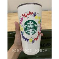 ราคา พร้อมส่ง‼️ แก้ว Starbucks Holiday Wreath Tumbler (16oz.) (13561132314)