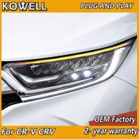 ราคา Car Styling for Honda CRV Head Lights 2017-2019 CR-V Headlight DRL Turn Signal Low High Beam Projec (57554419753)