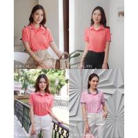 ราคา เสื้อโปโลบลูตัส Bulltus Brand สีชมพูและโอรส ปก3tone เก็บเงินปลายทางได้ (8773730698)