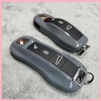 ราคา 【2015-2025】 เหมาะสำหรับเปลือกกุญแจรถ Porsche ใหม่ Cayenne macan Panamera 718 Taycan 911 หัวเข็มขัดก (41774549775)