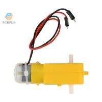 ราคา Pcbfun 1/3/5PCS DC 3-6V TT Dual แกนมอเตอร์เกียร์ 1:48 มอเตอร์ลดสําหรับ Arduino Diy หุ่นยนต์อัจฉริยะหุ่นยนต์ (29828713365)