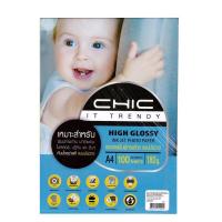 ราคา กระดาษพิมพ์ภาพถ่าย High Glossy กระดาษโฟโต้ Photo paper A4 หนา180g (100 แผ่น) (24958388755)