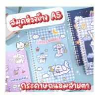 ราคา สมุดห่วงข้าง A5 มีเส้น กระดาษถนอมสายตา (น้องหูยาว) 60 แผ่น 70 แกรม (22976191021)