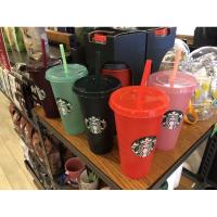 ราคา *** New item *** Starbucks reusable glitter cold cup size 24oz *** 5 cups/set *** จากร้านสตาร์บัคไทย (6464725674)