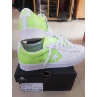 ราคา CONVERSE PRO LEATHER COLOR BLOCK OX WHITE/GREEN (11412739926)