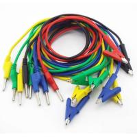 ราคา ปลั๊กกล้วย ปากจระเข้ คลิปปากจระเข้ ชุดสายเคเบิล ราคาต่อ 1เส้น (สุ่มสี) (25990993172)