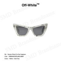 ราคา Off-White แว่นกันแดด รุ่น Eyewear Edvard Cat-Eye Sunglasses Code: OERI045F22PLA0010807 (24833616817)