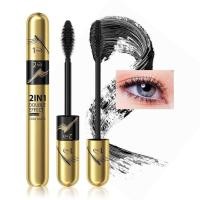 ราคา Black Mascara Liquid Lash Extensions - Waterproof & Long-Lasting 2 in 1 Mascara for Natural Lengthening & Volumizing, Cu (49305541681)