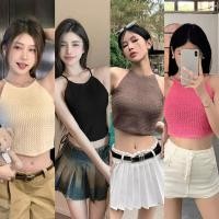 ราคา MKL เสื้อไหมพรม สายเดี่ยว เซ็กซี่น่ารักเบาๆ สีพื้น สไตล์เกาหลีเกาใจ มี8สีให้เลือก#V36 (21579847230)