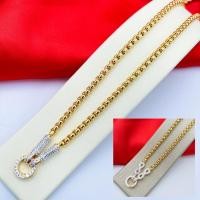 ราคา สร้อยคอขั้วเพชร [ 118 ] สร้อยทองชุบ สร้อยทองไมครอน หนัก 2 บาท ยาว 24 นิ้ว พร้อมส่ง 2 แบบ (17404093729)