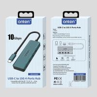 ราคา ONTEN OTN-UC620 HUB USB-C- 4PORT 10Gbps . TYPE-C เครื่องขยาย OTN-UC620 10Gbps TYPEC 1/4 HUB. (24627297812)