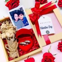 ราคา Boxsetแหวนคู่รักสลักชื่อฟรี+รูปถ่าย (7118567536)