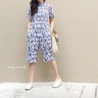 ราคา จั๊มสูทขาสั้นทรงปล่อย (42358129)