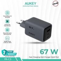 ราคา AUKEY หัวชาร์จ PA-C3 Comet Mix 3 67W USB C GaN III PD 3.0 PPS ชาร์จเร็วสุด (55400660238)
