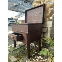 ราคา ตู้หัวเตียง ไม้สักวินเทจ สีโอ๊ค สูง52กว้าง 50ลึก 30 ซม 1 ลิ้นชัก แยก2ชิ้นได้ โต๊ะกลาง ฐานพระ ตู้ข้างเตียง โต๊ะวางโคม (28201849176)