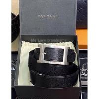 ราคา Bvlgari Lomeeca Black Leather Belt (รับประกันสินค้าแท้) (28002301796)