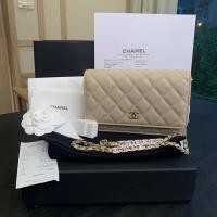 ราคา [BU220201897] Chanel / WOC Caviar GHW Microchip (14549573415)