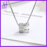 ราคา Niche Design Crown สร้อยคอเพชรเต็มสําหรับผู้หญิง RXW2394 (56205309392)