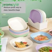 ราคา JUONUYIE จานผลไม้ 10 ชิ้น, ชุดจานขนมเค้กหลากสีในครัวเรือน, มัลติฟังก์ชั่นสี่เหลี่ยมพร้อมกล่องเก็บของพลาสติกบริการโรงแรมพาเลทรับประทานอาหาร (42611338595)