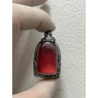 ราคา กรอบพระตลับเงินงานแต่งเก่าแบบปิดหลังใส่พระคงลำพูน ขนาดตลับ1.8x2.7cm (27625428829)