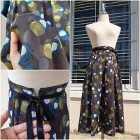 ราคา SALE กระโปรงทำงานสีเทาเข้ม ผ้าพลิ้วสวยๆจ้า (6379366466)