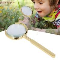 ราคา แว่นขยาย FRANCESCO Loupe, แว่นขยายขนาดใหญ่แบบมือถือ, กรอบโลหะทนทานแบบพกพาความละเอียดสูง 10X แว่นขยายเหรียญ (48054656482)