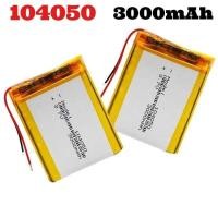 ราคา 3.7V ชาร์จใหม่ได้ 3000mAh104050 แบตเตอรี่ลิเธียมโพลิเมอร์ Li-Po Li Ion Lipo สำหรับ GPS MP3 MP4 PDA (40911857671)