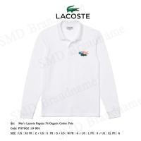 ราคา Lacoste เสื้อโปโลชายแขนยาว รุ่น Men’s Lacoste Regular Fit Organic Cotton Polo Code: PH7962 10 001 (19982542792)