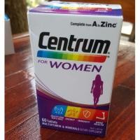 ราคา Centrum for women 60 เม็ด (ของแท้ จากออสเตรเลีย) (7117326473)