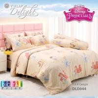 ราคา ใหม่! TULIP DELIGHT ชุดผ้าปูที่นอน ดิสนีย์ ปริ้นเซส Disney Princess Digital Print DLD044 สีครีม #เจ้าหญิง (1542326284)