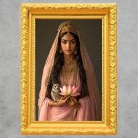 ราคา รูปภาพ รูปมงคล LAX45 รูปพระแม่ลักษมี แนวภาพเขียน พระแม่ลักษมี องค์บูชาพระแม่ลักษมี เสริมทรัพย์ เสริมความรัก การงาน (25845431815)