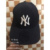 ราคา หมวก NY มือ 2 สีกรม (ตำหนิคราบสติกเกอร์ด้านหน้า) (13768098204)