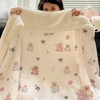ราคา ผ้าห่มขนสัตว์แบบใหม่ Multifunctional Thick Blanket Milk Velvet ผ้าคลุมไหล่แบบสบาย ๆ 3.3 ฟุต 5 ฟุต 6.5 ฟุตผ้าห่มขนาดเล็กป้องกันไฟฟ้าสถิตย์ (28828329697)