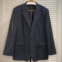 ราคา Maestro x Ermenegildo Zegna - ทอในอิตาลี - Mohair Trophy Suit Jacket / Blazer / Suit - สีเทาเข้ม - Fit L (46350121986)