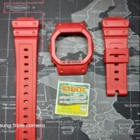 ราคา เก็บปลายทาง//กรอบสาย Casio G-Shock DW-5600 Custom Red Out (2265118283)