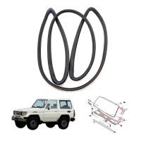 ราคา ยางกระจกบังลมหน้า รอบบาน มีร่องเสริม โตโยต้า แลนด์ครุยเซอร์ J70 Hardtop Pickup Truck 2-ประตู Toyota Land Cruiser 2007-23 (23025245242)