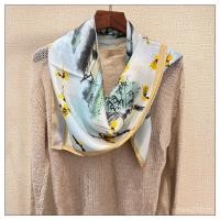 ราคา ผ้าพันคอดีไซน์จีน Jiangnan Mulberry Silk สไตล์ Water Township หางโจว พร้อมภาพวาดหมึกสวยงาม (51901912837)
