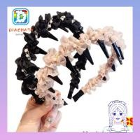 ราคา DIACHATH ที่คาดผมตาข่าย 1 ชิ้น, ห่วงผมเงามุกลูกไม้สีดํา, ทนทานหวานนัวเนียลื่นรูปตัว U Hairband อุปกรณ์เสริมผม (49355622837)