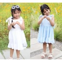 ราคา ลดล้างสต็อค!! เดรสสายเดี่ยวผูกไหล่ เดรสเด็กผู้หญิง ชุดเที่ยวทะเลคาเฟ่ (29682489470)