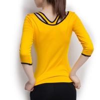 ราคา SIBOON เสื้อออกกำลังกาย โยคะ กีฬา ฟิตเนส แอโรบิค เสื้อแขนยาวคอกว้าง (1 ชิ้นเฉพาะเสื้อ) (7812373366)
